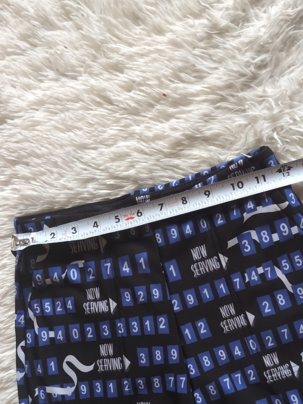 Blackmilk Beetlejuice Now Serving Ticket Number High Waist Straight Leg Pant XS - Picture 11 of 14
